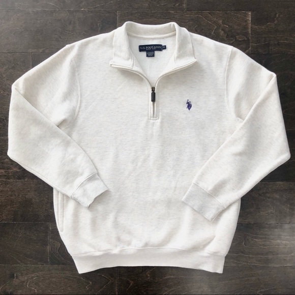 us polo assn quarter zip pullover
